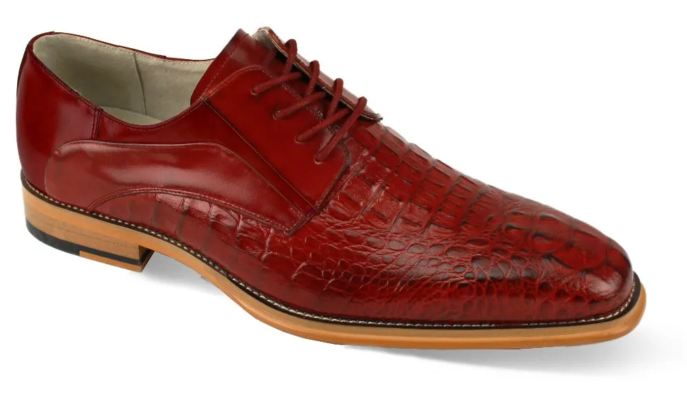 Red Mason men's lace up shoes genuine leather