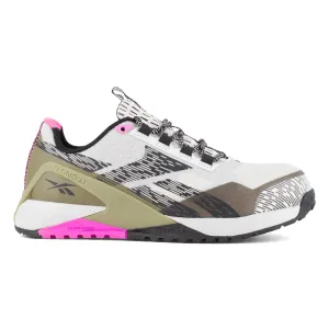 Reebok Women's Nano X1 Adventure Comp Toe Athletic Work Shoe - Silver - RB383