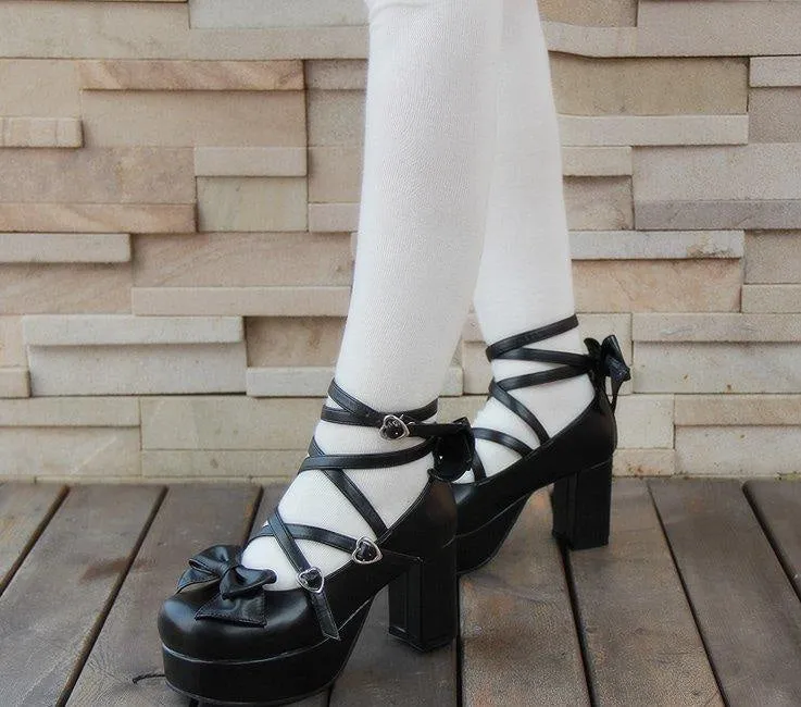 Strappy Wrap Baby Doll Heels