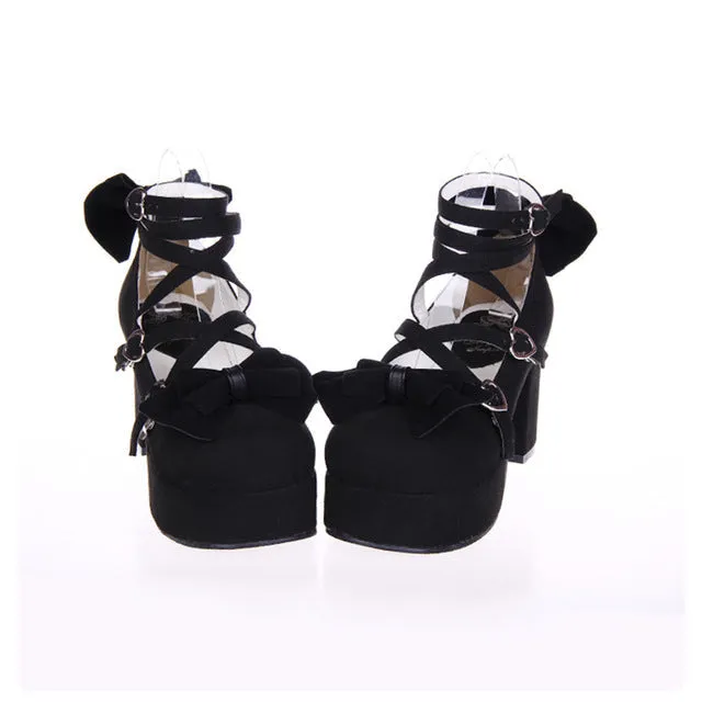 Strappy Wrap Baby Doll Heels