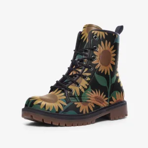 Sunflower Artiste Black Lace Up Boots