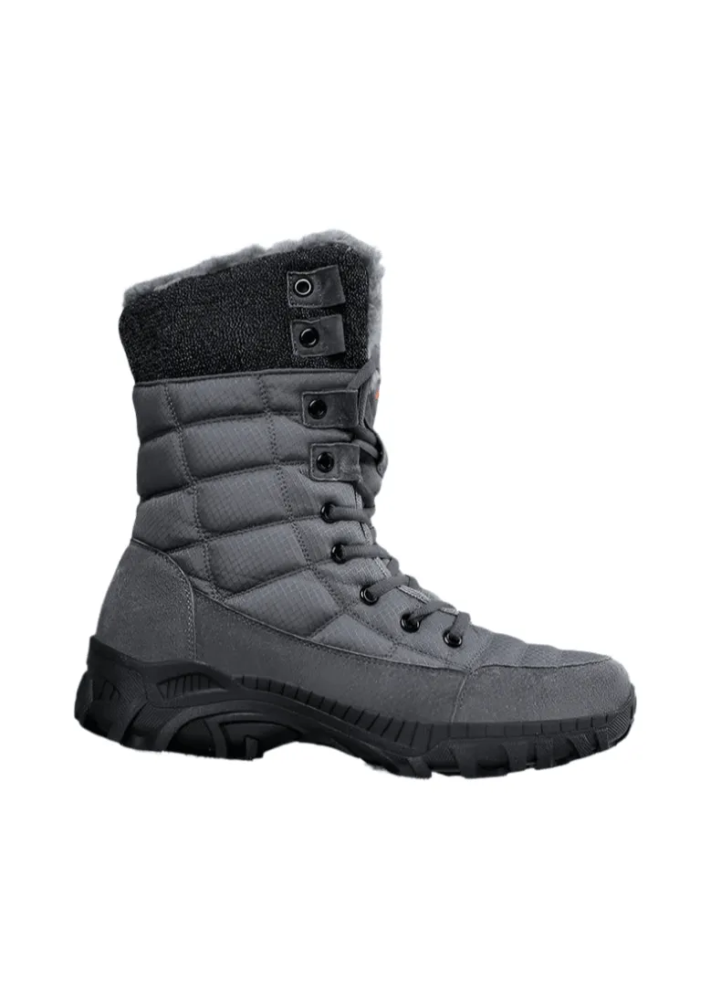 Super Warm Men Hiking Waterproof Leather Winter Snow Boots Sneakers