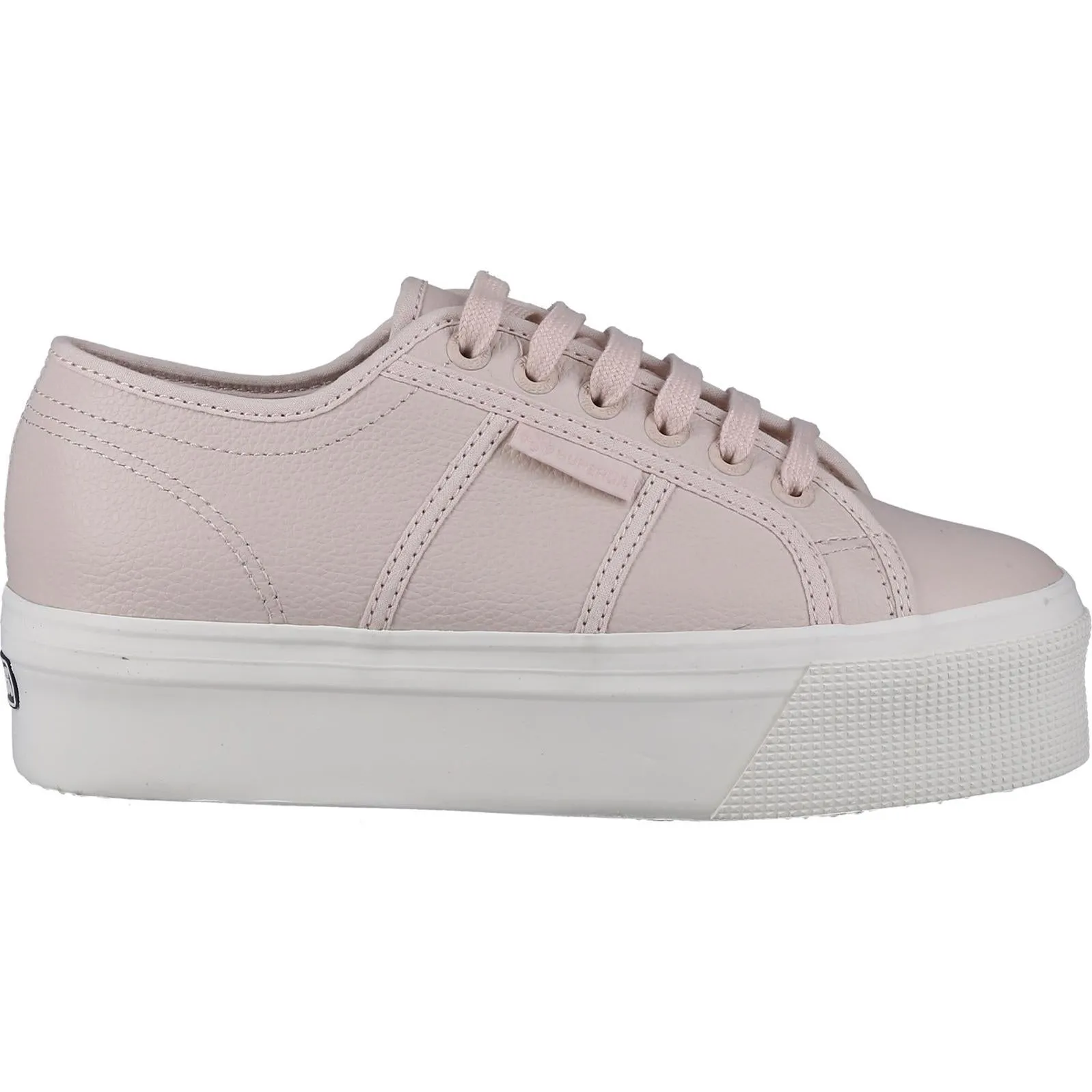 Superga 2790 Tumbled Leather Trainer