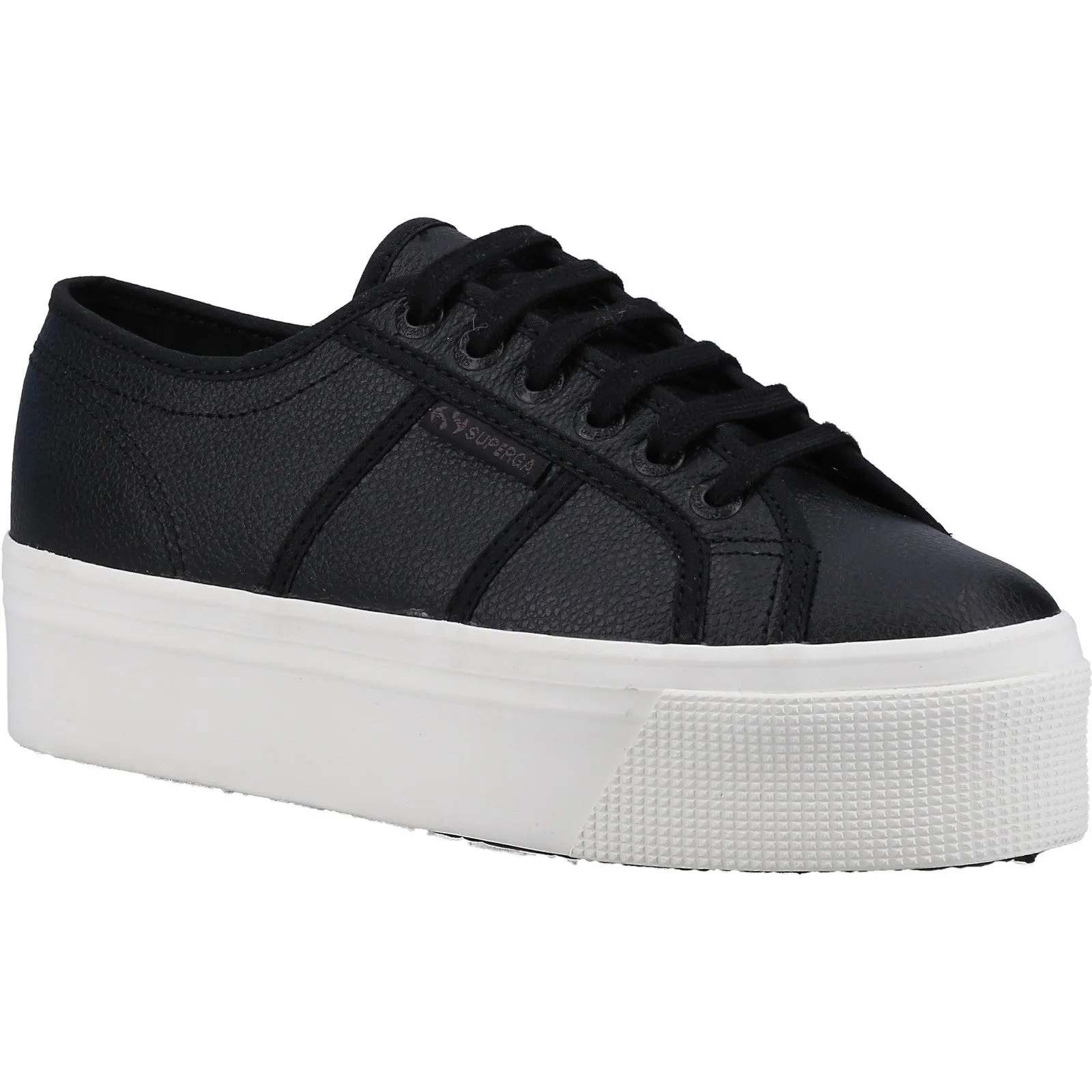 Superga 2790 Tumbled Leather Trainer