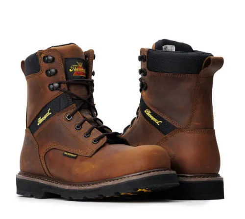 Thorogood Jobsite Series – 8″ Crazy Horse Waterproof Safety Toe