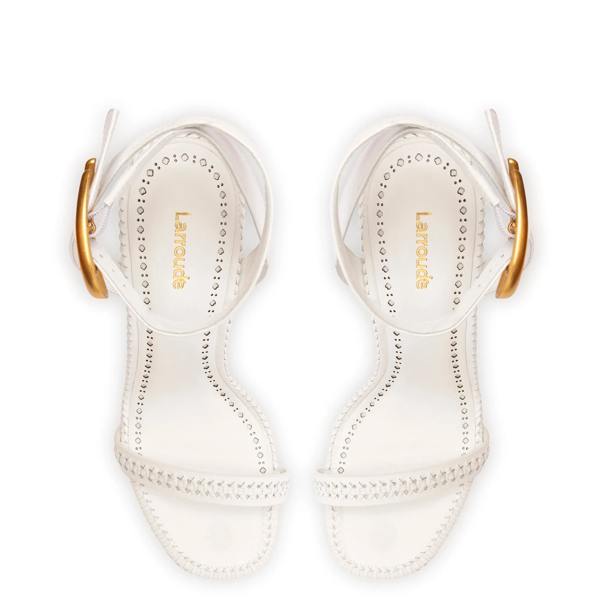 Verona Sandal In White Leather