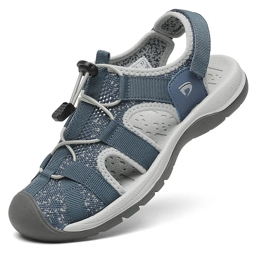 Women Casual Sandals Closed Toe Walking Sandals D8240