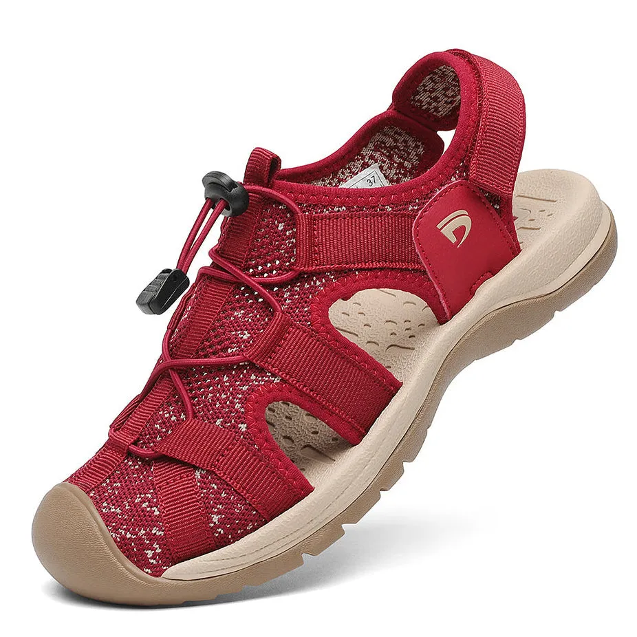 Women Casual Sandals Closed Toe Walking Sandals D8240