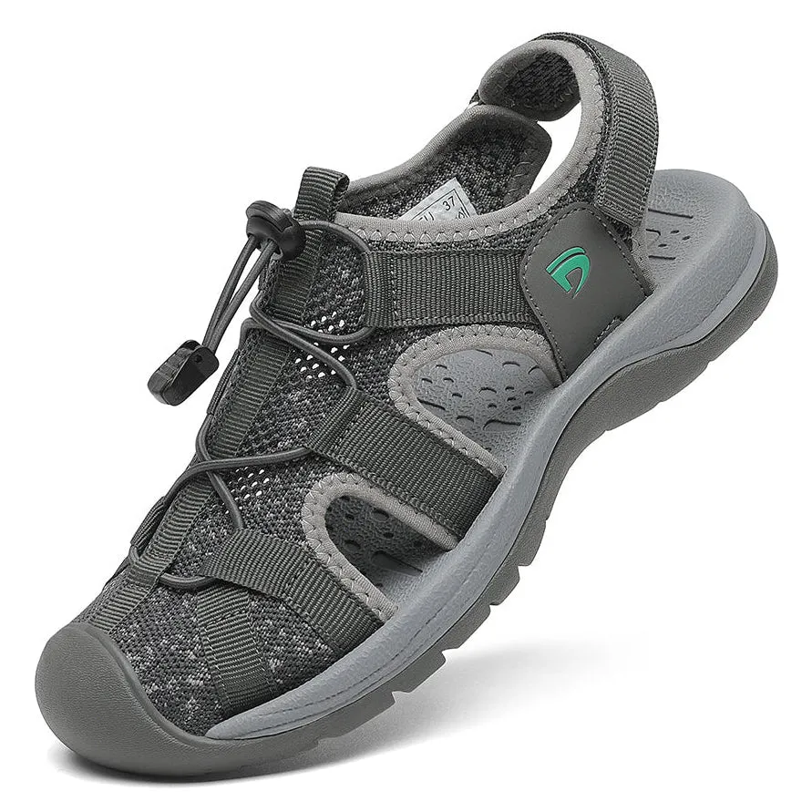 Women Casual Sandals Closed Toe Walking Sandals D8240