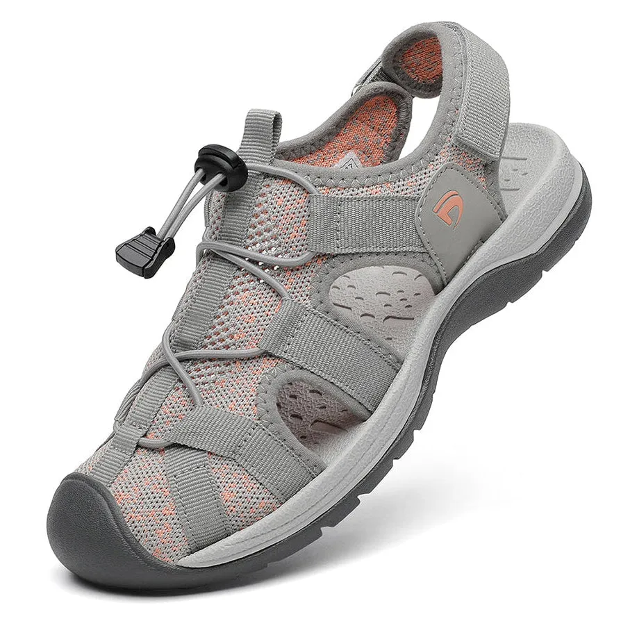 Women Casual Sandals Closed Toe Walking Sandals D8240