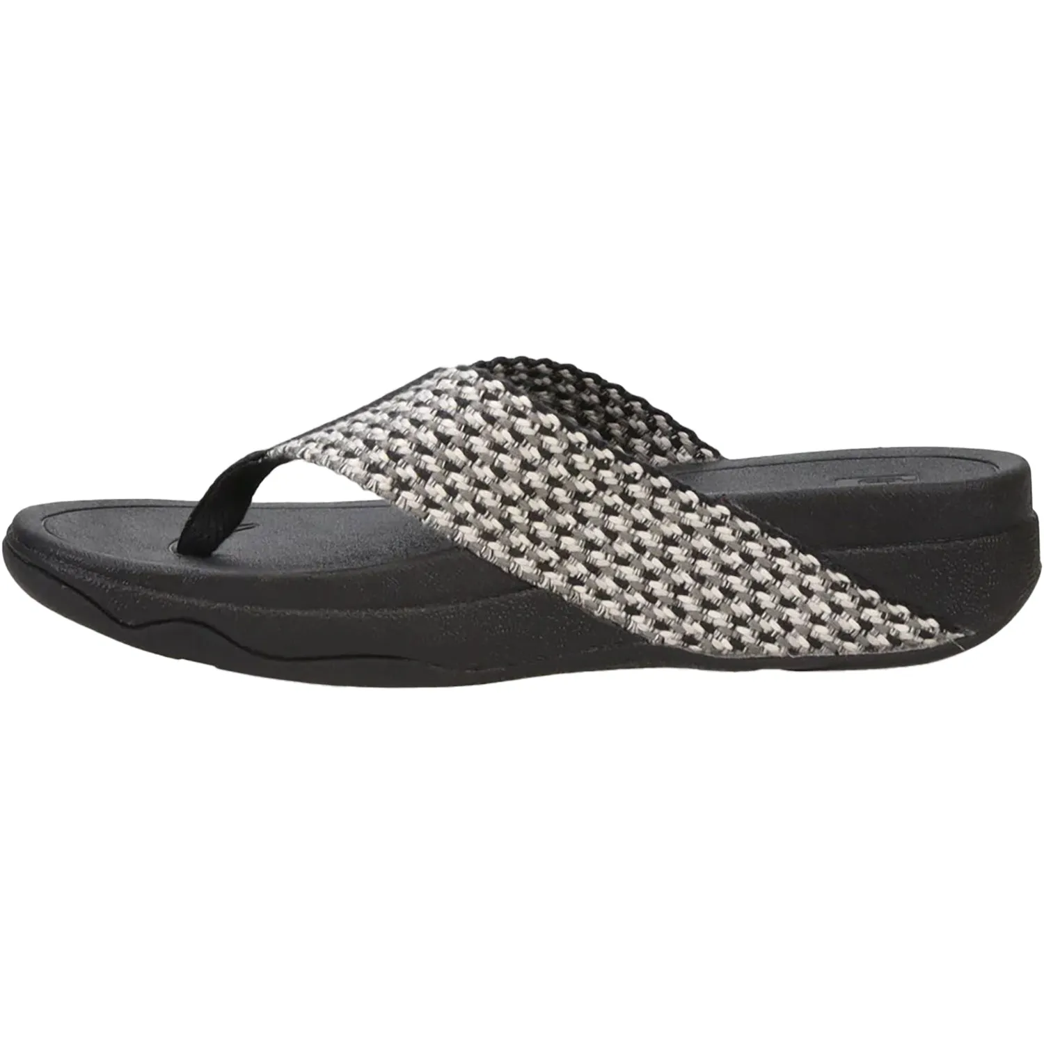 Women's FitFlop Surfa Black Multi Fabric