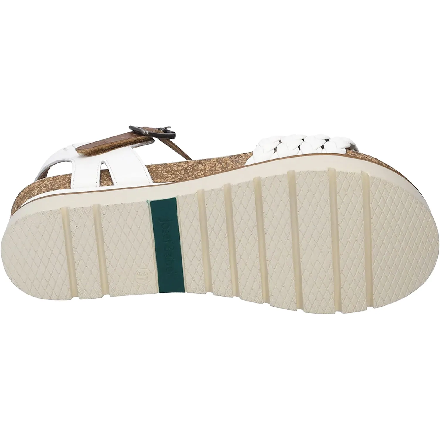 Women's Josef Seibel Clea 16 White Kombi Leather