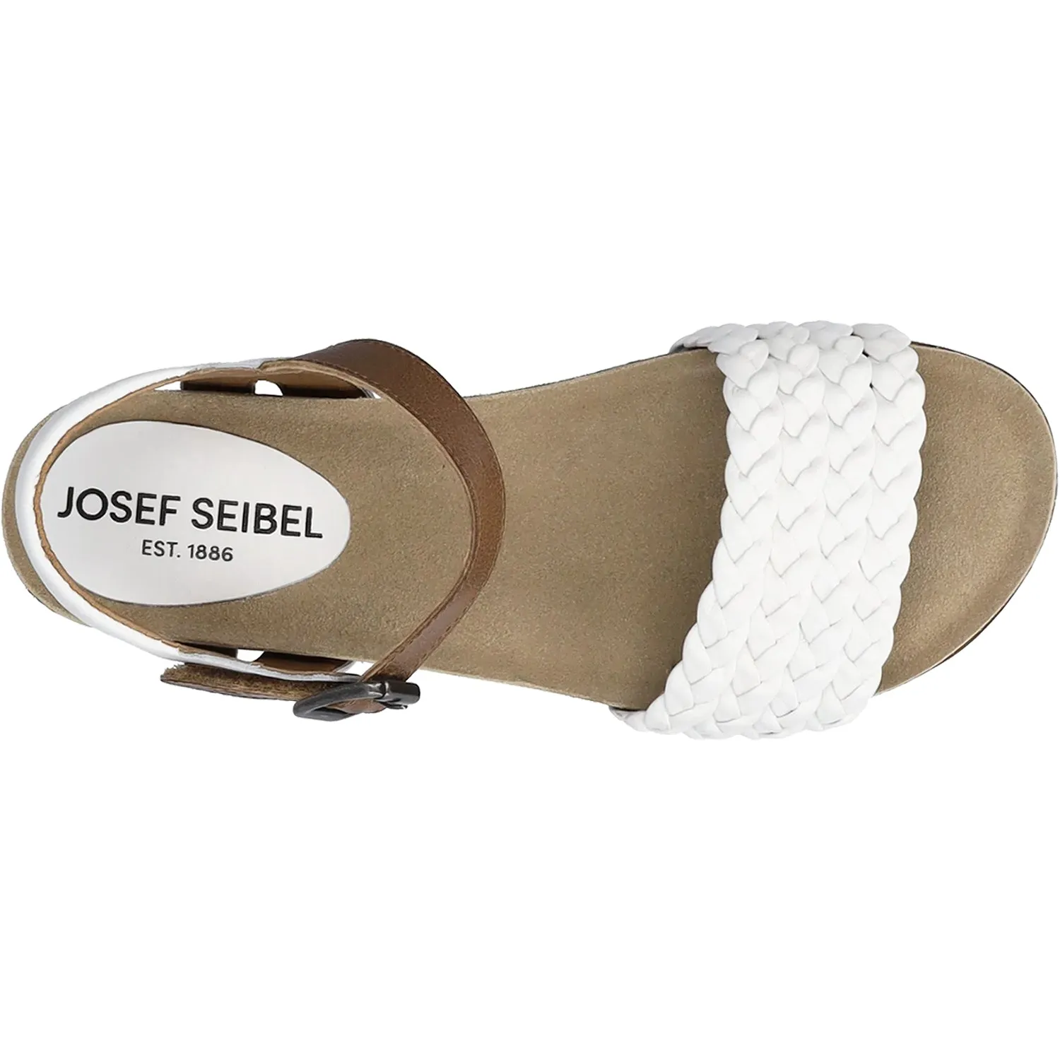 Women's Josef Seibel Clea 16 White Kombi Leather