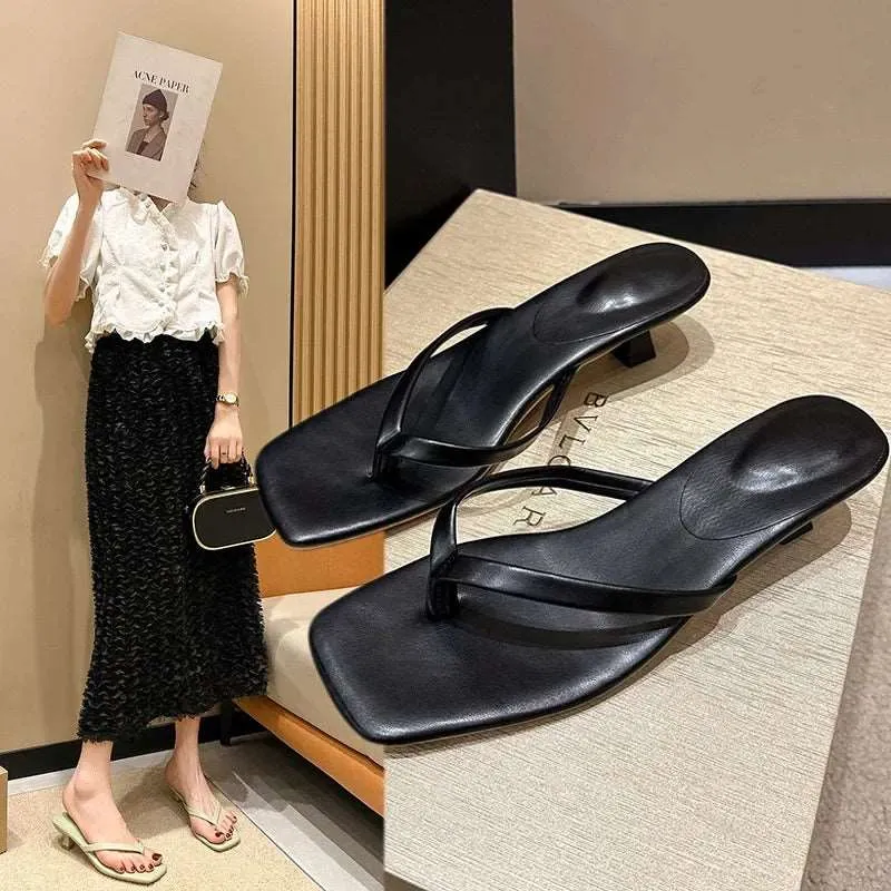Women's Narrow Band and Kitten Heel sandals