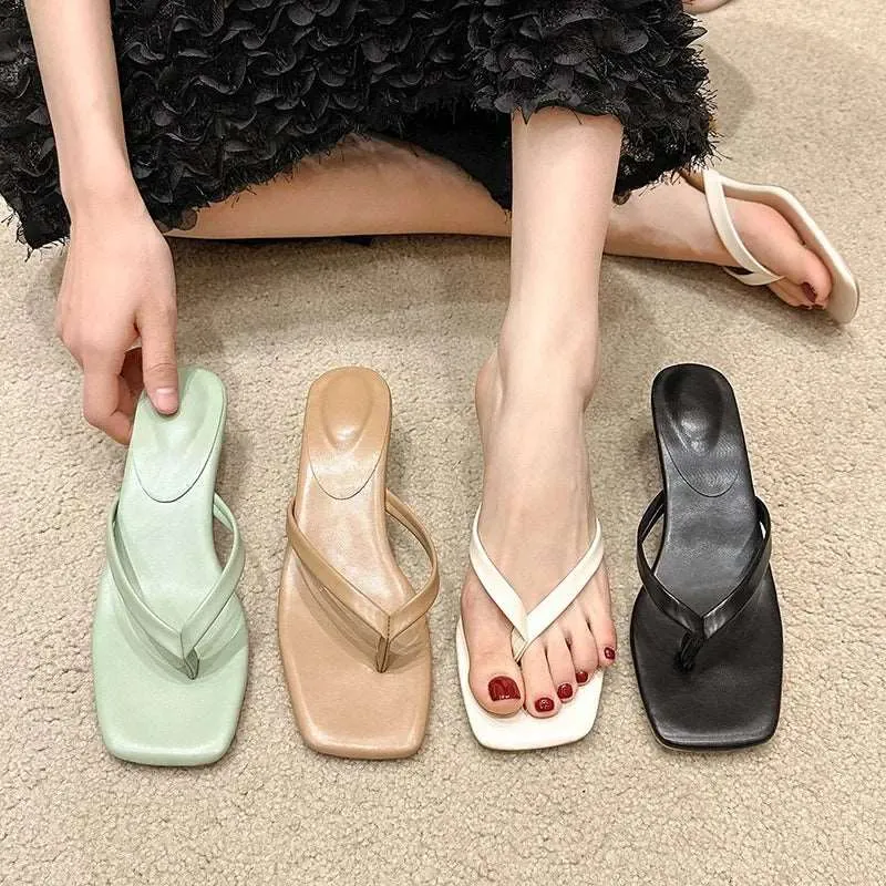 Women's Narrow Band and Kitten Heel sandals