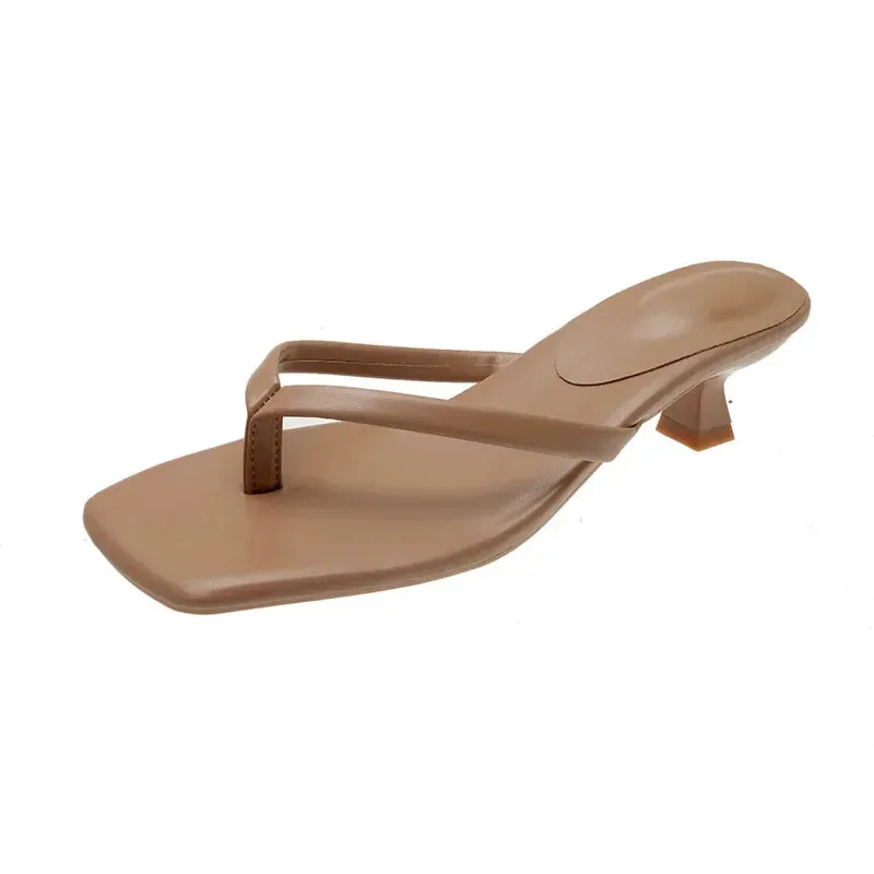 Women's Narrow Band and Kitten Heel sandals