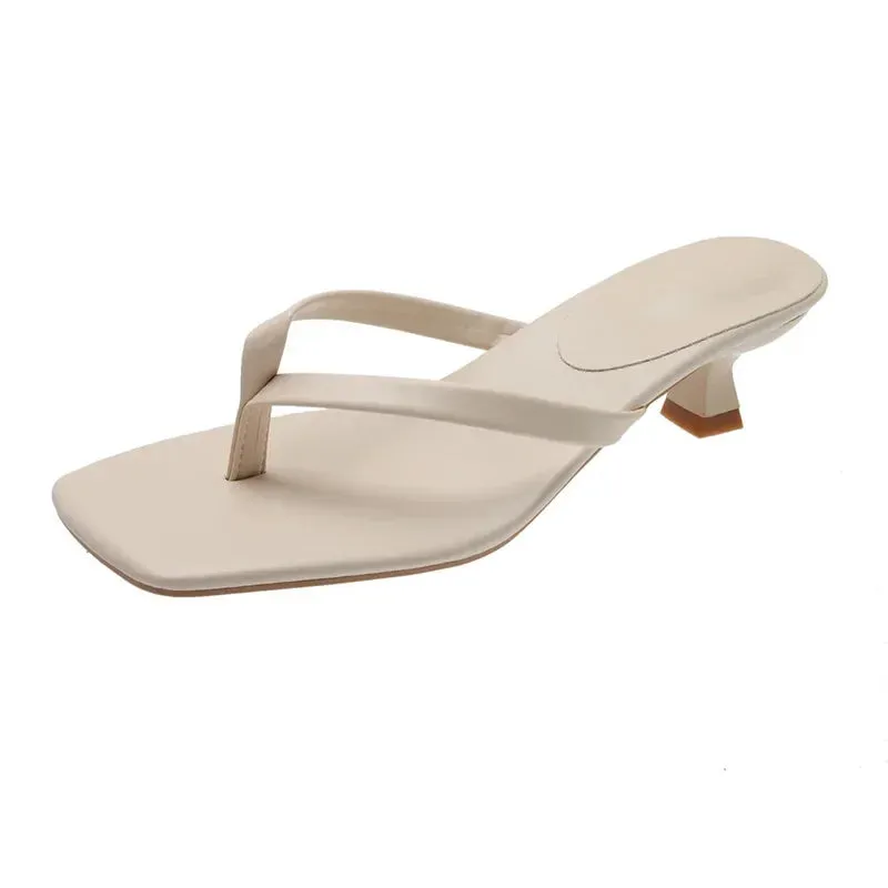 Women's Narrow Band and Kitten Heel sandals
