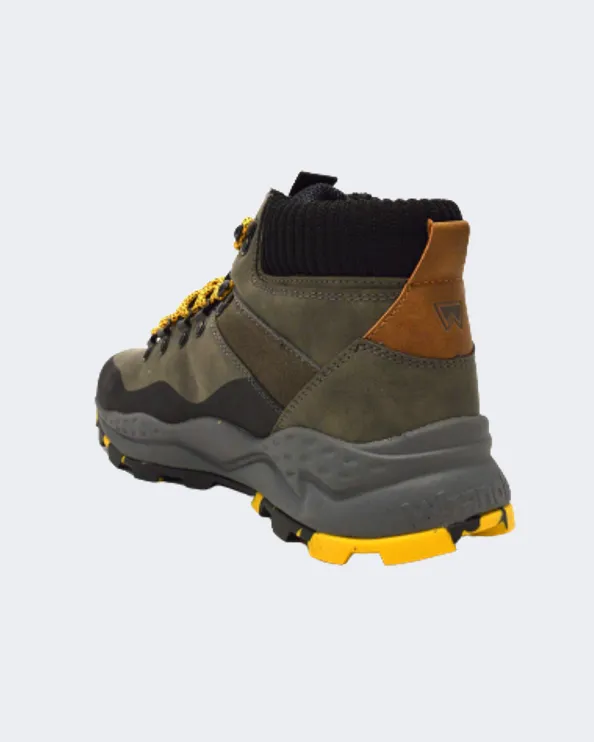 Wrangler Crossy Mountain Waterproof Men Hiking Shoes Dark Grey Wm22140A-056