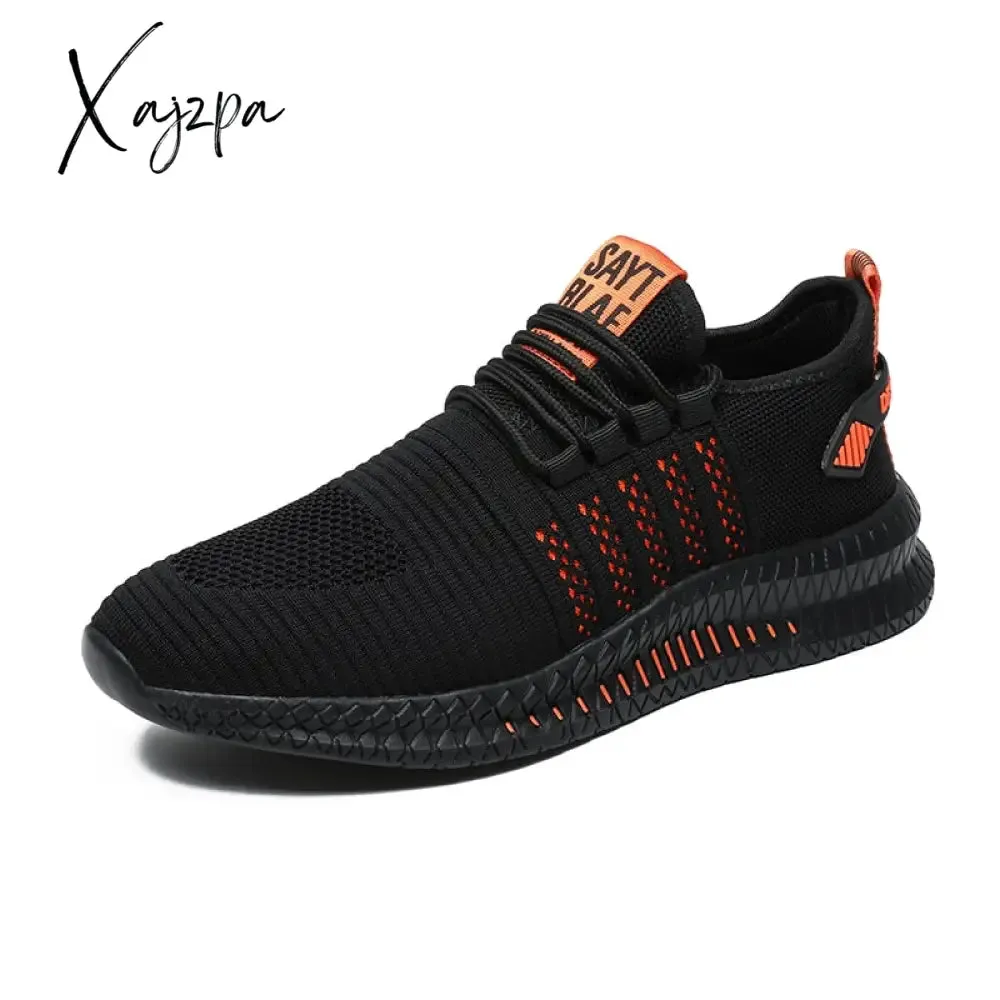 Xajzpa - Running Shoes Comfortable Light Casual Men's Sneaker Breathable Non-slip Wear-resistant Outdoor Casual Walking Men Sport Shoes