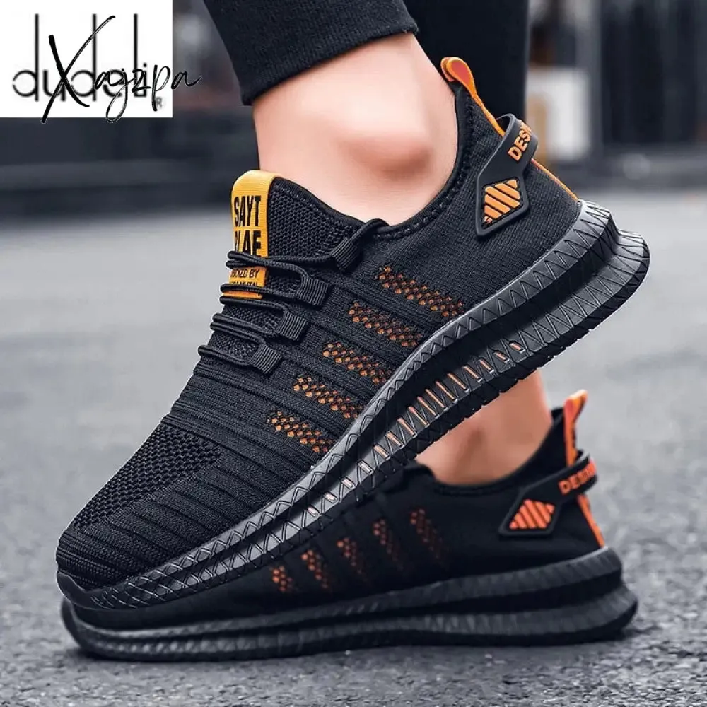 Xajzpa - Running Shoes Comfortable Light Casual Men's Sneaker Breathable Non-slip Wear-resistant Outdoor Casual Walking Men Sport Shoes