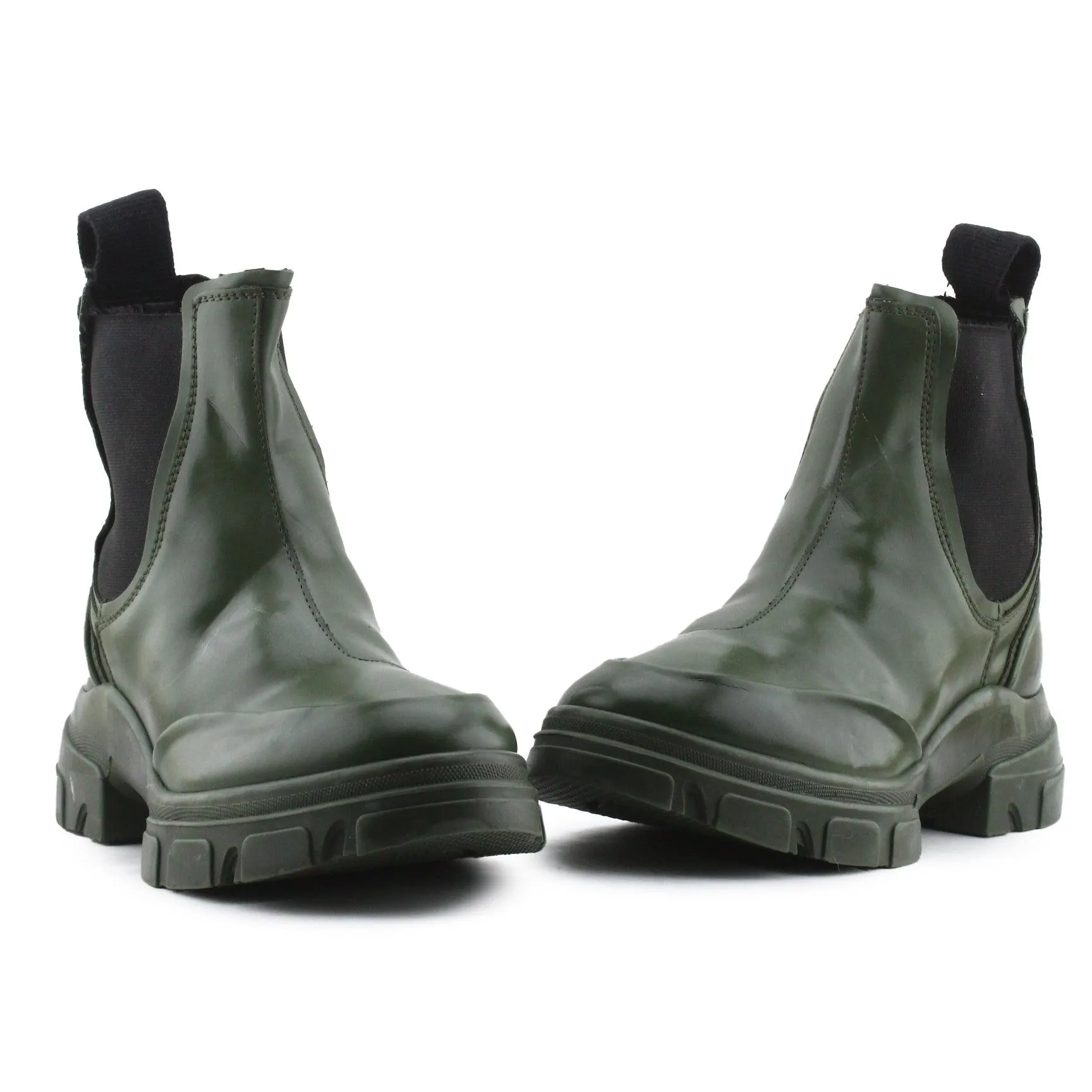 Zara Stretchable Combat Boots | 100% Authentic Leather